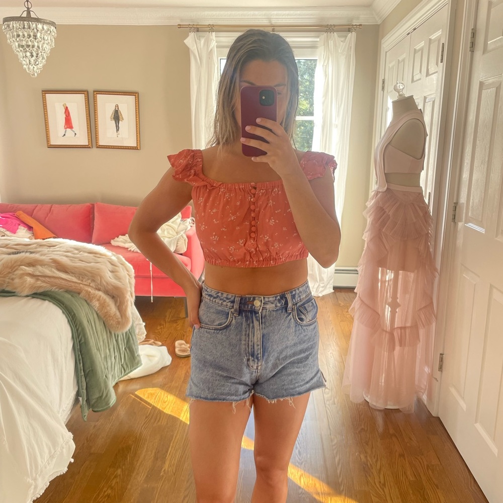 Flynne Skye Crop floral top